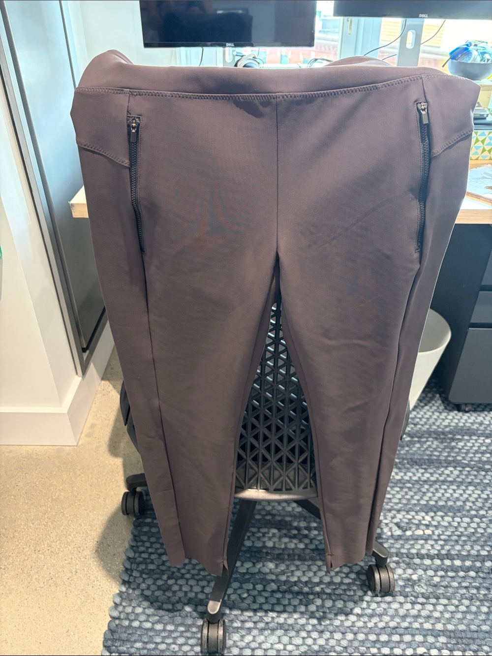 Athleta Women’s Slim Stretch Pants in Dark Brown